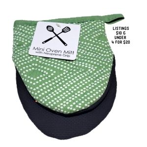 New oven mitt glove bakewear polka dot   kitchen accessorie